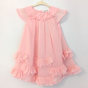 3 pommes pink short sleeve dress Size 12-18  months